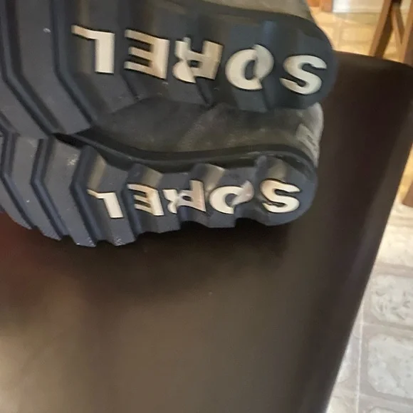 Sorel Gray Ankle Booties with Side Zipper - Picture 4 of 6